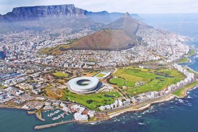 Afrikaans lernen mit Mondly - Blick auf Kapstadt