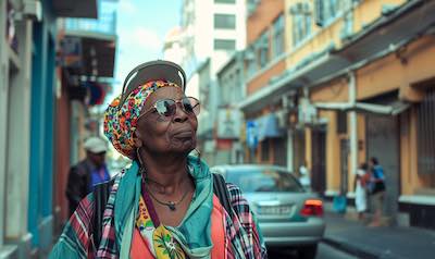 Südafrikanerin fragt auf Afrikaans nach der Uhrzeit