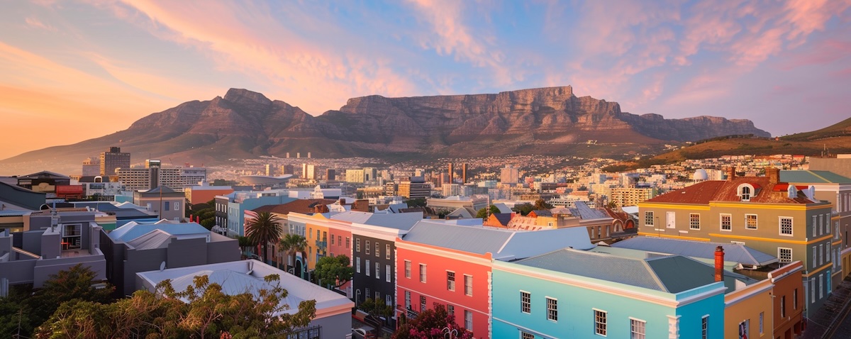 Kapstadt mit Tafelberg, Heimat der Afrikaans Sprache in Südafrika